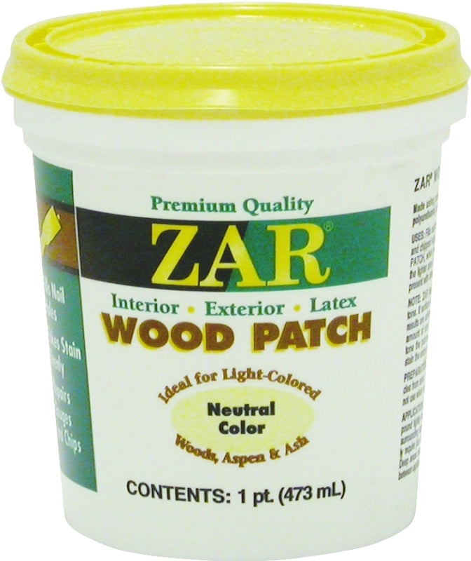 ZAR 30911 Wood Patch, Paste, Amine, 1 pt Pail