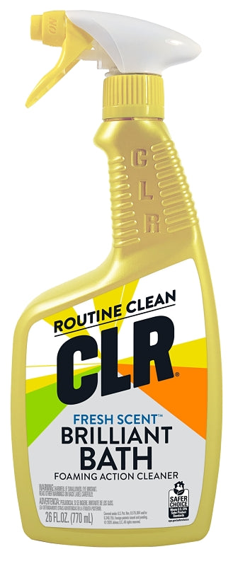 CLR BK-2000 Cleaner, 26 oz Spray Bottle, Liquid, Clean Floral, Clear