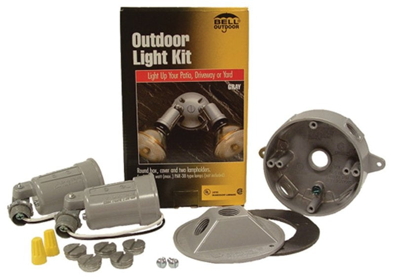 Hubbell 5829-5 Flood Light Kit, Incandescent Lamp