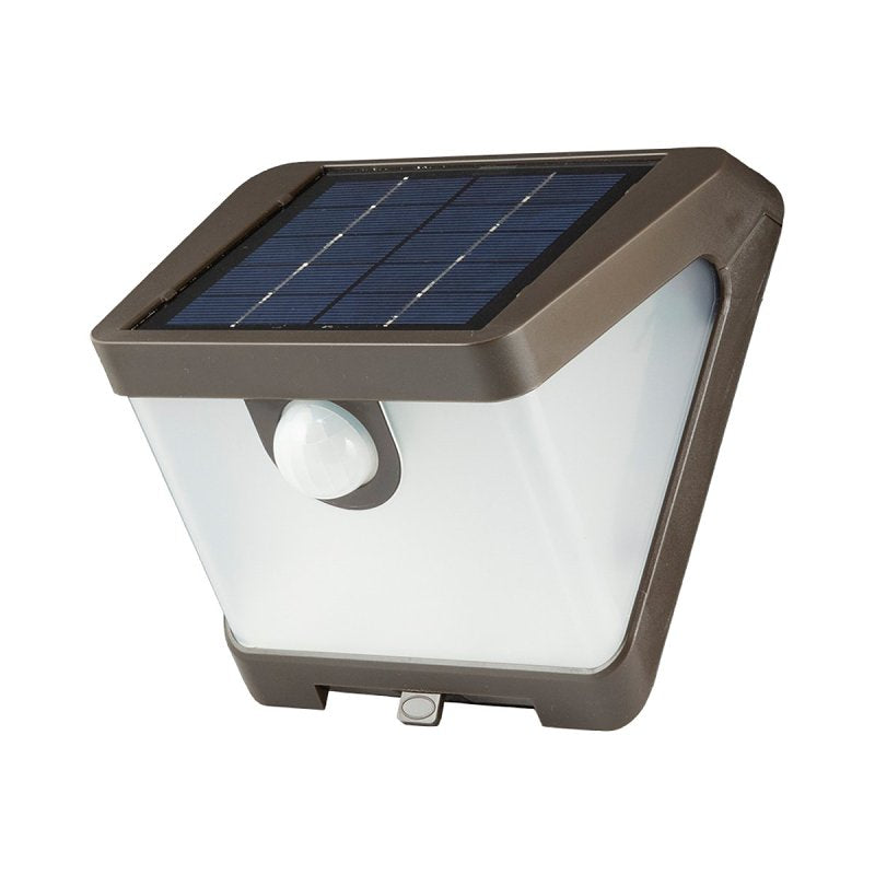 Halo SWL Series SWL0540B Solar Security Wedge Light, 30 W, 1-Lamp, LED Lamp, Cool White, 500 Lumens, 4000 K Color Temp, 1/PK