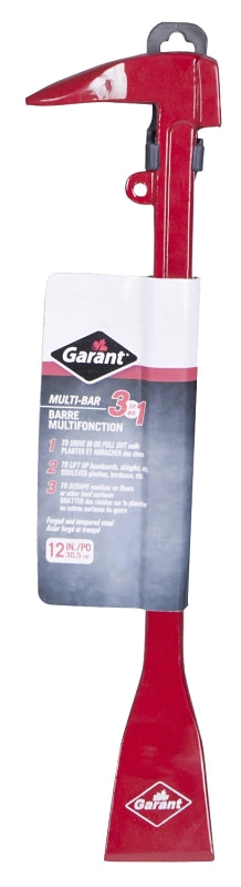 Garant 81473 Multi-Bar, 12 in L, Beveled Tip, Steel, 3 in W