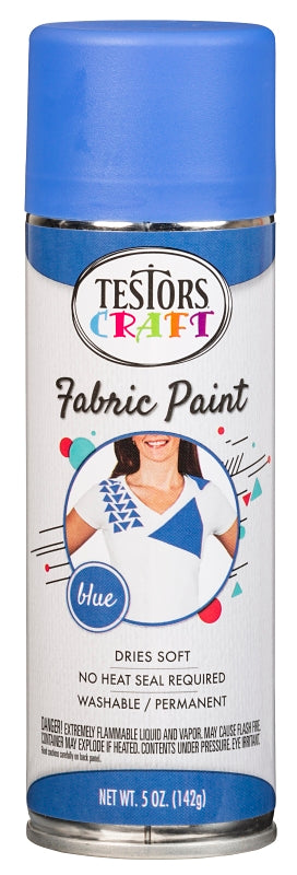 344363 PAINT SPRAY FABRIC BLUE