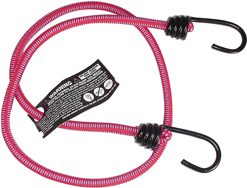 Keeper 06037 Bungee Cord, 36 in L, Rubber, Hook End