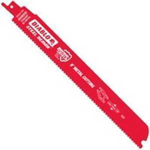 Diablo DS0920BF5 Reciprocating Saw Blade, 9 in L, 20/24 TPI