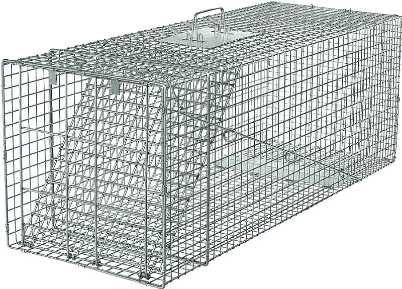 Victor 1081 Animal Trap, 15 in W, 15 in H, Spring-Loaded Door