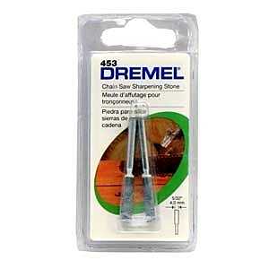 Dremel 453 Grinding Stone, 5/32 in Dia, 1/8 in Arbor/Shank, 120 Grit, Steel Abrasive