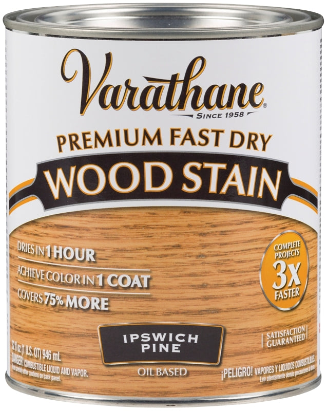Varathane 262012 Wood Stain, Ipswich Pine, Liquid, 1 qt, Can