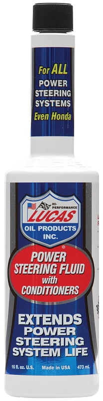 Lucas Oil 10442 Power Steering Fluid Amber, 16 oz Bottle
