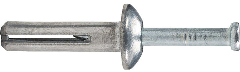 DeWALT Zamac Nailin 2814 Nail Anchor, 1/4 in Dia, 1-1/4 in L, Carbon Steel/Zamac