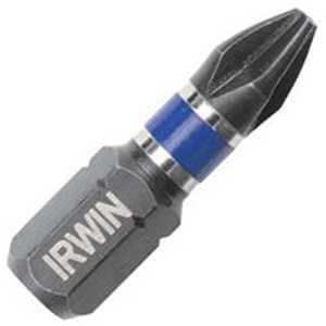 Irwin 1837327 Power Bit, #2 Drive, Phillips Drive, 1/4 in Shank, Hex Shank, 1 in L, S2 Steel