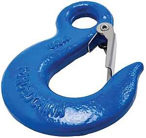 National Hardware 3247BC Series N830-317 Eye Slip Hook, 3/8 in, 5400 lb Working Load, Steel, Blue