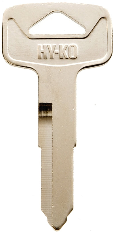 Hy-Ko 11010YH46 Automotive Key Blank, Brass, Nickel, For: Yamaha Motorcycle Locks