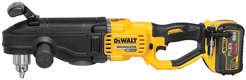 DEWALT DCD470X1 Drill Kit, Battery Included, 60 V, 9 Ah, 1/2 in Chuck, Keyed Chuck