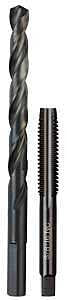 Milwaukee 49-57-5548 Drill and Tap Bit, HCS, Black Oxide, Specifications: 3/8-16 NC Straight Flute Plug Tap, 5/16 Drill