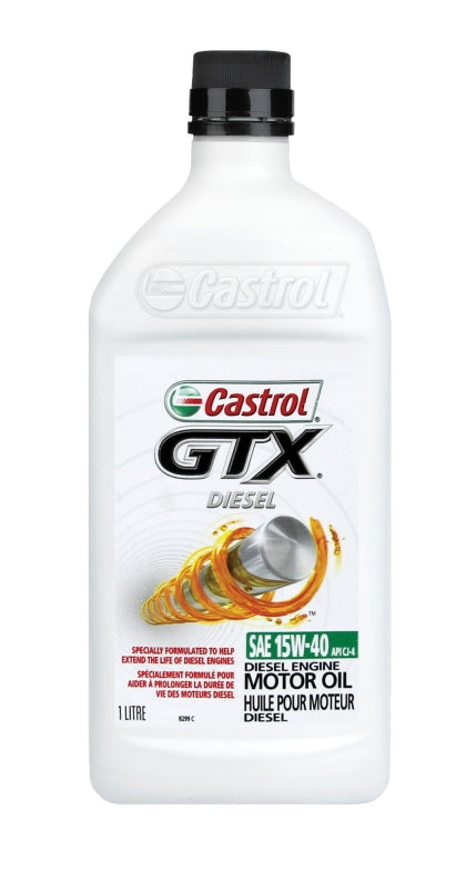 Castrol GTX 04076-42 Motor Oil, 15W-40, 1 L