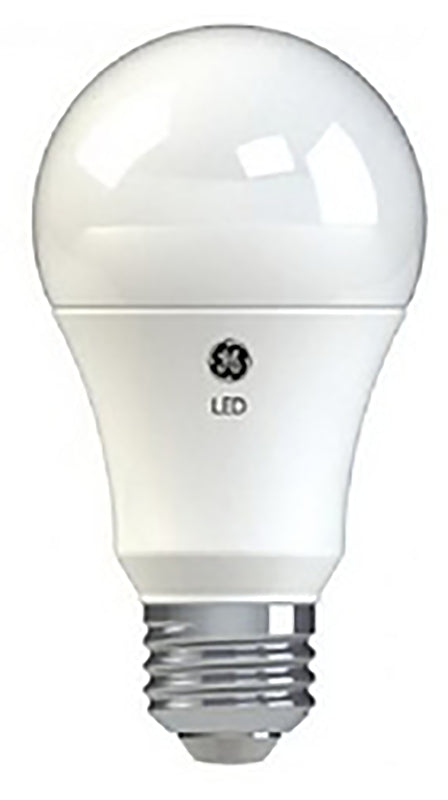 GE Industrial Solutions 47665 LED Bulb, General Purpose, A19 Lamp, 60 W Equivalent, E26 Lamp Base, Frosted