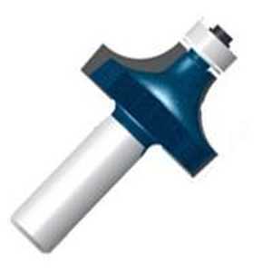 Bosch 85295MC Router Bit, 1-1/8 in Dia Cutter, 2-1/16 in OAL, 1/4 in Dia Shank, 1-Cutter, Steel