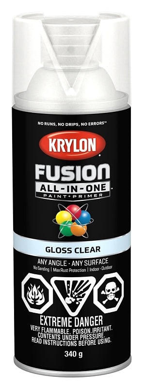 Krylon 427050007 Spray Paint, Gloss, Clear, 12 oz, Can