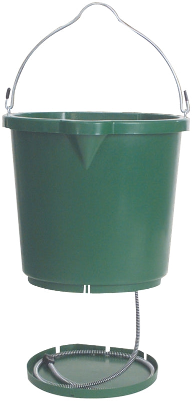 Farm Innovators FB120 Heated Bucket, Polyethylene, Green