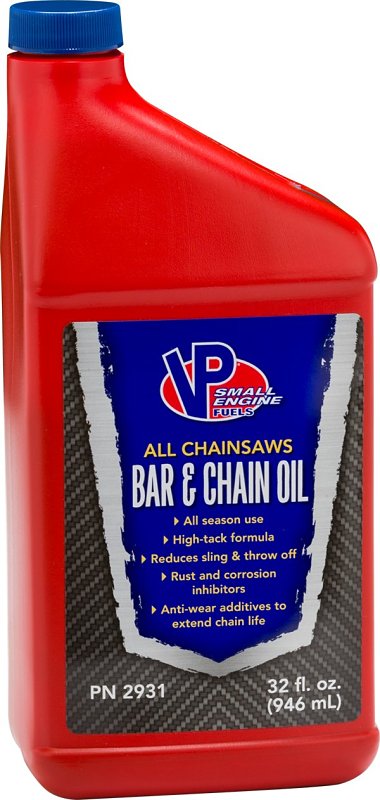 VP Racing 2931 Bar and Chain Oil, 465 deg F Flash, 1 qt