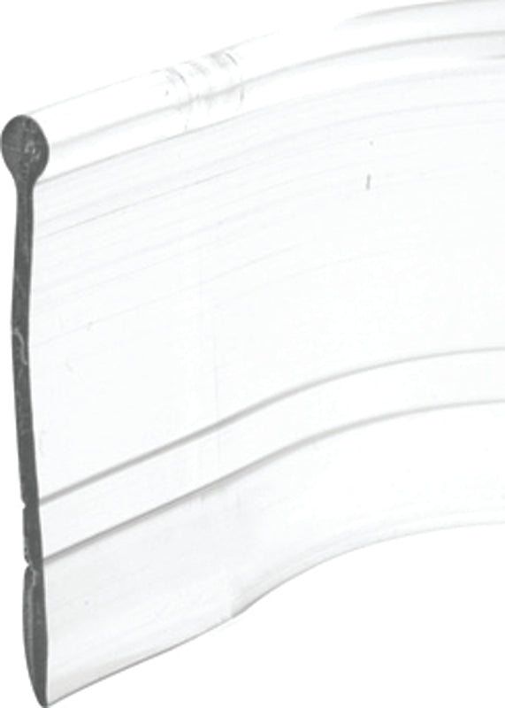 Prime-Line M 6184 Shower Door Bottom Seal, Vinyl, Clear