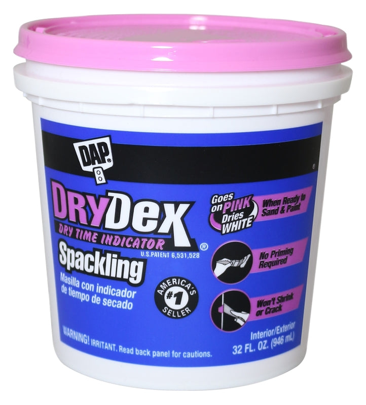 DAP 12330 Spackling Paste White, White, 32 fl-oz Tub