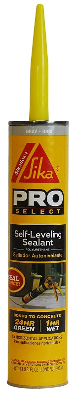 Sikaflex 515304 Self-Leveling Sealant, Gray, 10.1 fl-oz Cartridge