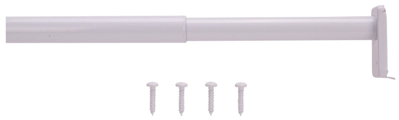 Prosource 21012PHX-PS Adjustable Closet Rod, 18 to 30 in L, Steel