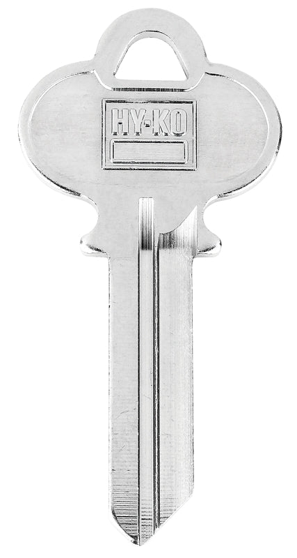 Hy-Ko 11010EL1 Key Blank, Brass, Nickel-Plated, For: Elgin EL1 Locks