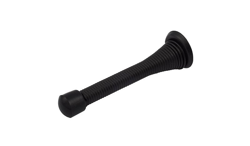 Sure-Loc DS3 FBL Spring Door Stop, Steel, Flat Black