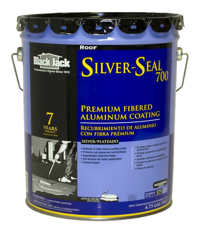 Gardner 6225-GA Roof Coating, Silver, 18 L Pail, Liquid