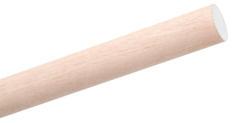 Waddell 6608UB Dowel Rod, 1/2 in Dia, 36 in L, Birchwood