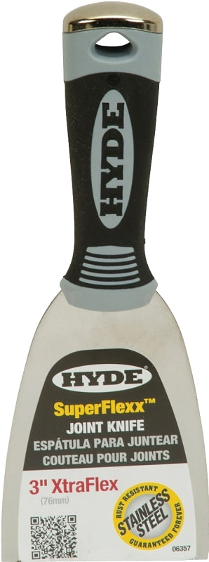 Hyde 06357 Putty Knife, 3 in W Blade, Stainless Steel Blade