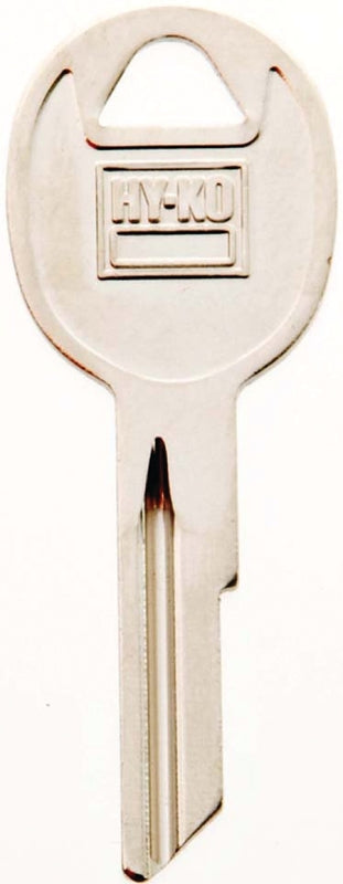 Hy-Ko 11010RA3 Automotive Key Blank, Brass, Nickel, For: AMC Vehicle Locks