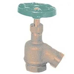 Arrowhead Brass 930LF Garden Valve FIP x Hose, FIP x Hose, 125 psi Pressure, Bronze Body, Red