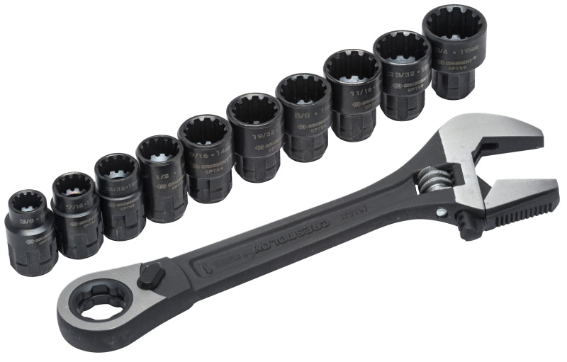 CPTAW8 WRENCH ADJ 11PC 8IN