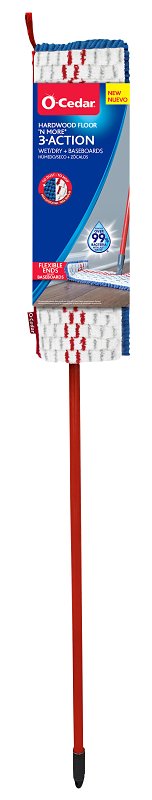 O-Cedar 138000 Flip Mop, Micro-Fiber Head, Metal Handle