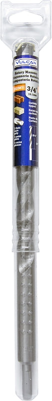 Vulcan Drill Bit, 3/4 in Dia, 13 in OAL, Spiral Flute, Straight Shank