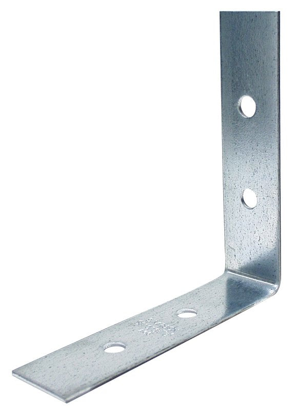 Simpson Strong-Tie A66 Angle, 5-7/8 in W, 5-7/8 in D, 1-1/2 in H, Steel, Galvanized/Zinc