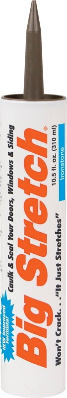 Sashco 10020 Caulk, Ironstone,-30 to 250 deg F, 10.5 oz, Cartridge