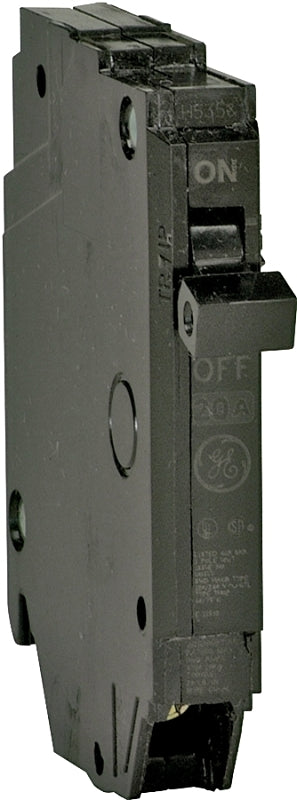 GE THQP130 Feeder Circuit Breaker, Type THQP, 30 A, 1-Pole, 120/240 V, Non-Interchangeable Trip, Plug