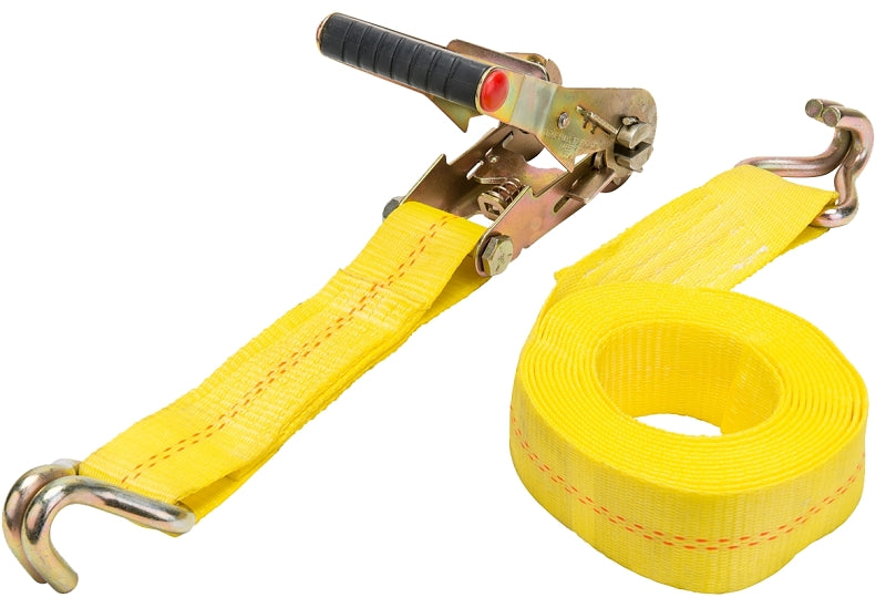 Keeper 89616 Tie-Down Strap, 2 in W, 16 ft L, 3333 lb Working Load, J-Hook End