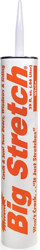 Sashco 10086 Caulk, White,-30 to 250 deg F, 29 oz, Cartridge