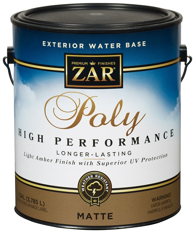 ZAR 34913 Wood Stain, Matte, Transparent, Liquid, 1 gal, Can