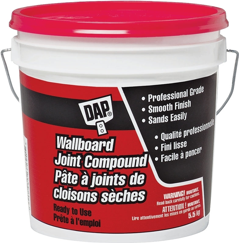 DAP 30070 Joint Compound, Paste, Musty, Off-White/White, 5.5 kg Tub, 8 to 24 hr Drying