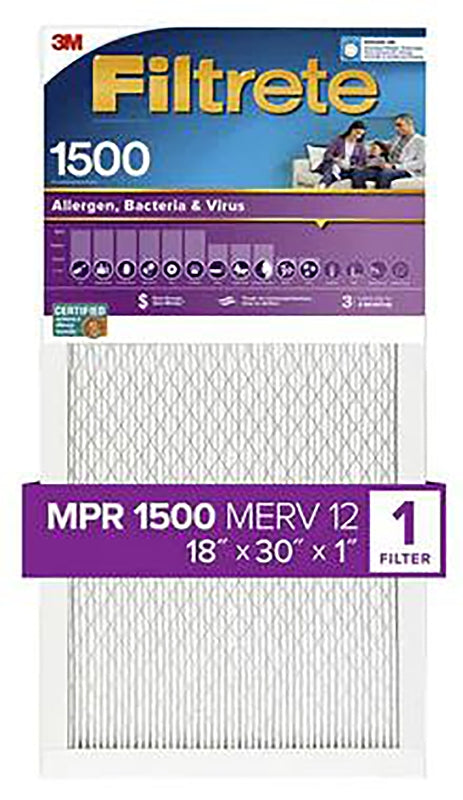 FILTER AIR 1500MPR 18X30X1IN