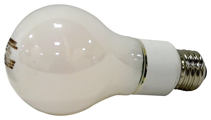 Sylvania 40662 LED Bulb, General Purpose, A19 Lamp, 75 W Equivalent, E26 Lamp Base, Dimmable, Frosted, Natural Light