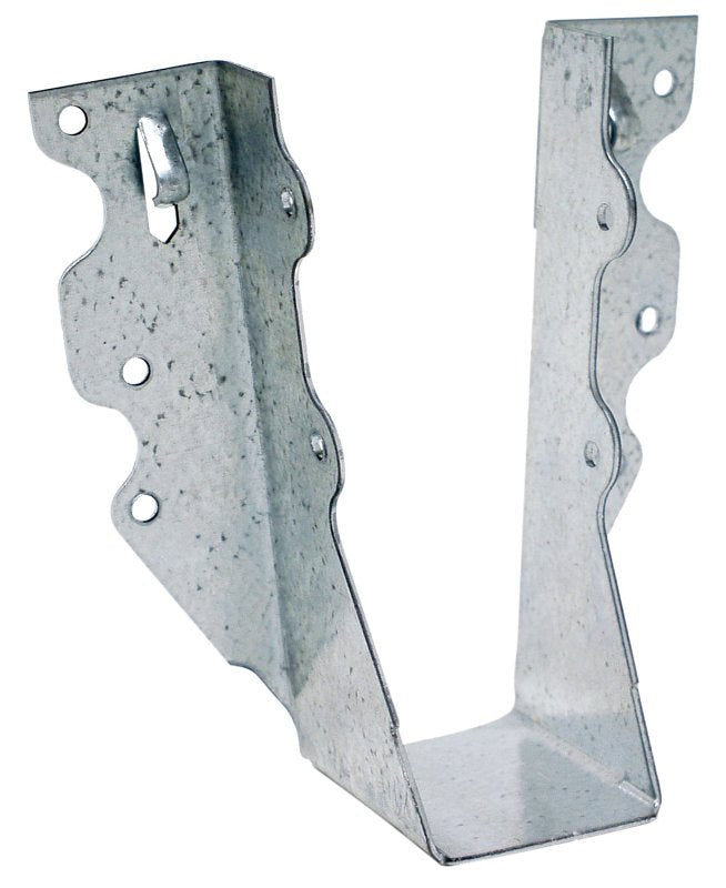 Simpson Strong-Tie U U26 Joist Hanger, 4-3/4 in H, 2 in D, 1-9/16 in W, Steel, Galvanized/Zinc, Face Mounting