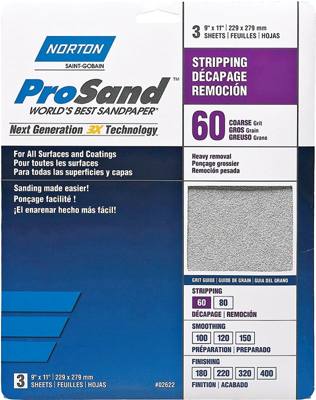 02622 SANDPAPER PRO 9X11 60