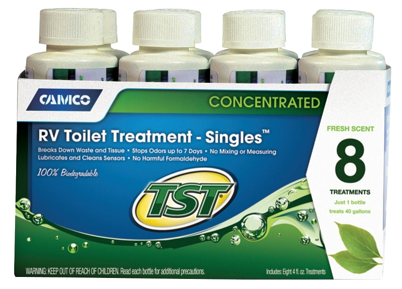 Camco USA 40221 RV Toilet Treatment, 4 oz, Bottle, Liquid, Fresh Fragrance
